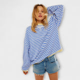 Maarja | Striped Oversized Jumper