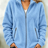Women's Long Sleeve Soft Cut Cardigan - Flowing and Elegant
