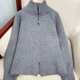 Relaxed-fit women's sweater coat - Soft and easy
