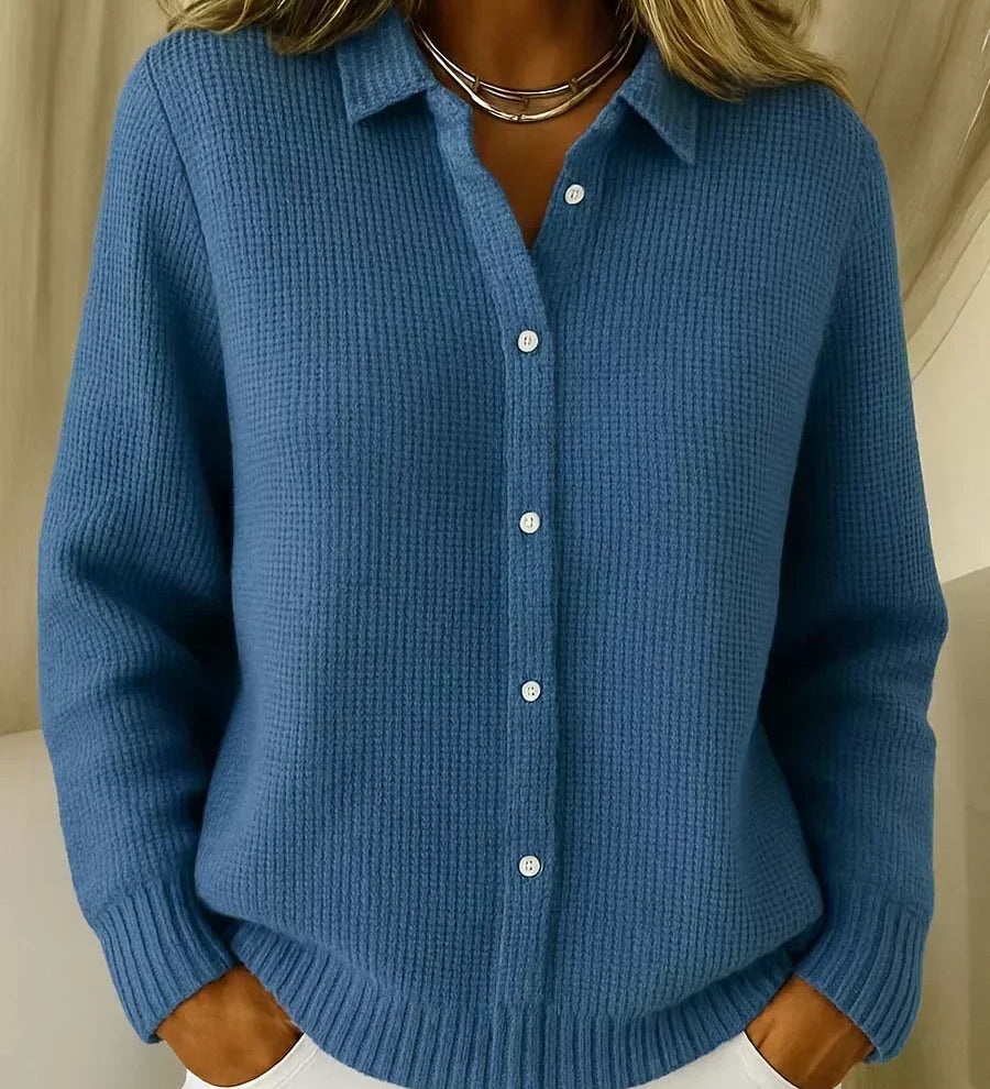 Rachele | Textured Cardigan with Buttons