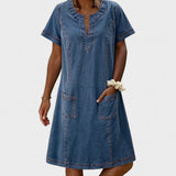 Julia | Soft Denim Dress
