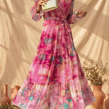 Hazel | Floral Print Wrap Dress