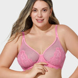 Full Coverage Lace Minimiser Bra