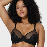 Full Coverage Lace Minimiser Bra
