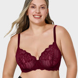 Lace Full Coverage Push Up Bra