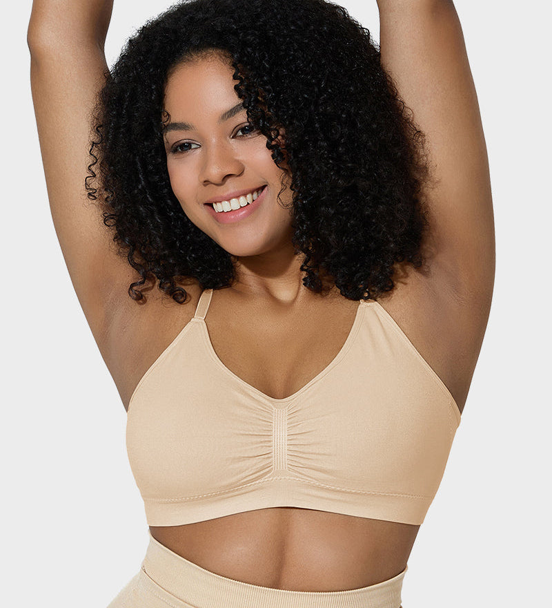 Women's Full Coverage Non-Padded Wireless Sculpt Bra