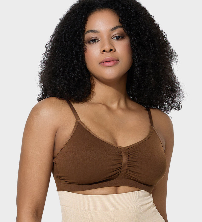 Women's Full Coverage Non-Padded Wireless Sculpt Bra