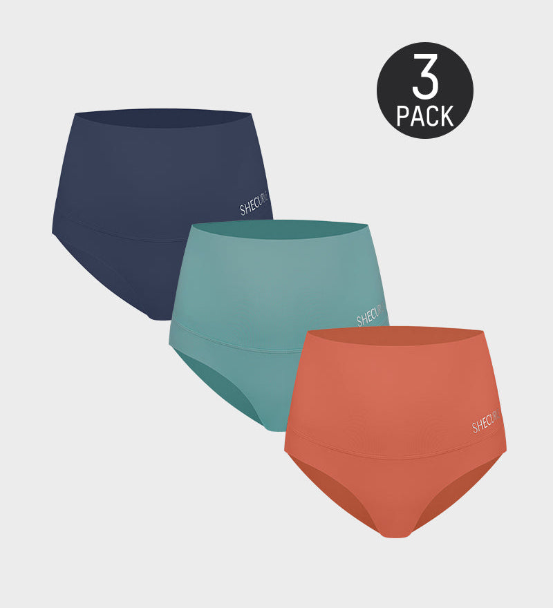 3-Pack High Waisted Tummy Control Briefs