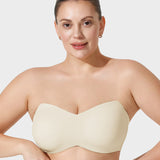 Full Support Non-Slip Convertible Bandeau Bra