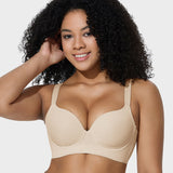 Back Smoothing Push-Up Plunge Bra