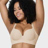 Back Smoothing Push-Up Plunge Bra