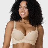 Back Smoothing Push-Up Plunge Bra
