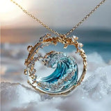 Necklace with “Ocean’s Promise” Pendant