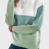 Linda | Elegant knitted high-neck jumper