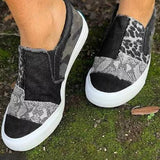 Quinny | Everyday Leopard Print Canvas Slip-Ons