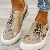 Quinny | Everyday Leopard Print Canvas Slip-Ons