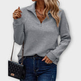 Vilja | Long Zip-Up Jumper