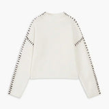 Women's mock neck knit sweater - Modern and soft