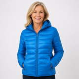 Tess | Mid-Season Coat, Sky Blue