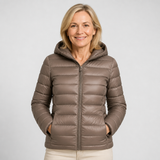 Imogen | Mid-Season Coat, Champagne