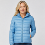 Frances | Mid-Season Coat, Light Blue