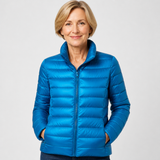Faith | Mid-Season Coat, Sky Blue