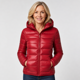 Laura | Mid-Season Coat, Dark Red