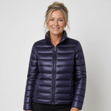 Elaine | Mid-Season Coat, Navy Blue