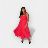 Siret | Midi Dress with A-Line