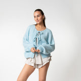 Oversized Cardigan with Ties