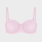 Strapless Mesh Underwire Balconette Bra