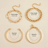 Élan Mercer Bracelet Set in White Gold