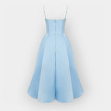 Olivia | Elegant Midi Dress with a Subtle Line