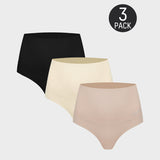 High-Rise Seamless Thong Panty (3 Pack)