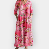 Age | Floral Dress with Flowing Silhouette
